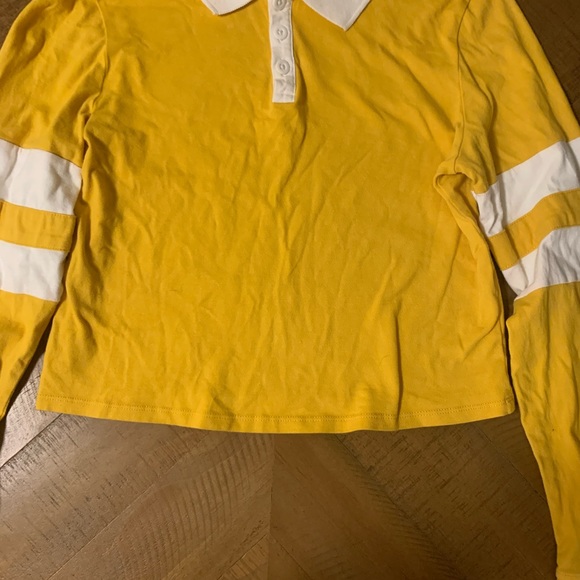 Pacsun Me to We Retro Yellow Crop Top - Picture 2 of 4